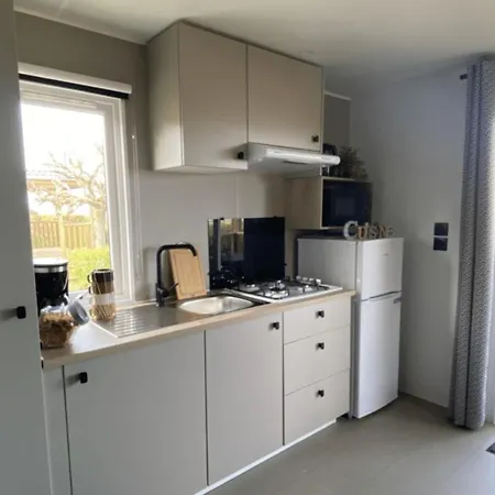 Mobil Confortable Pour 4 Personnes Avec Terrasse - Api-1-52-1542 *